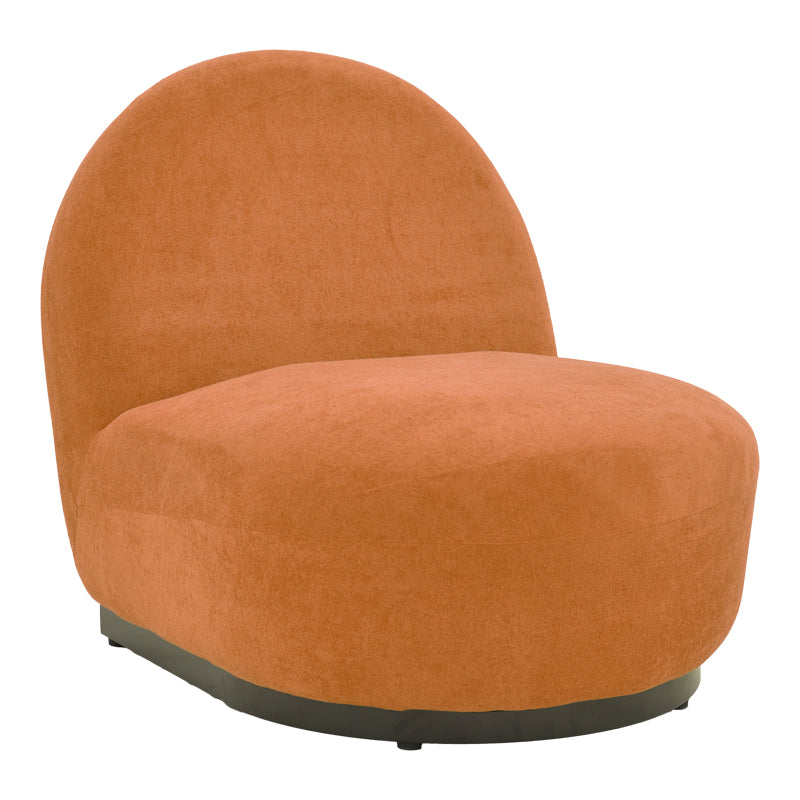 Πολυθρόνα Zenny  υφασμα terracotta 64x85x68εκ - Pakobazaar