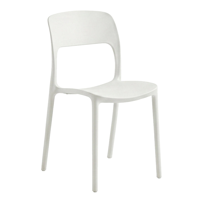 Καρέκλα στοιβαζόμενη Zanna  pp λευκό 40x53x78εκ - Pakobazaar