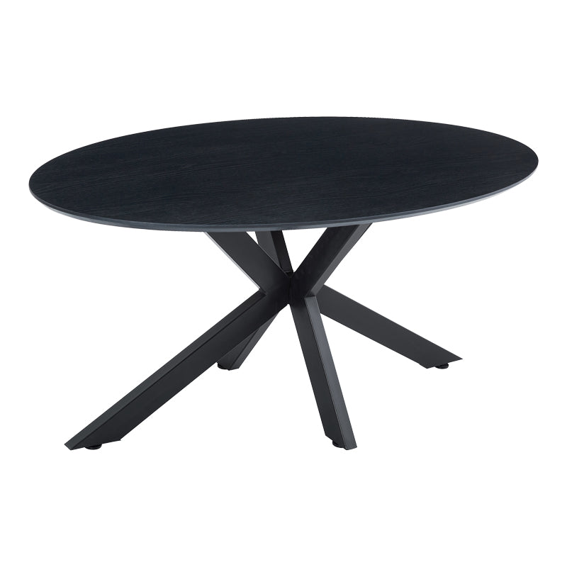 Τραπέζι Makrey  μαύρο mdf- μεταλλικά πόδια 160x90x75εκ - Pakobazaar