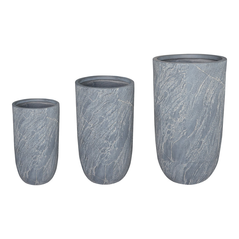 Κασπώ Anteria  σετ 3τεμ κεραμικό σε γκρι-μπεζ απόχρωση - Pakobazaar