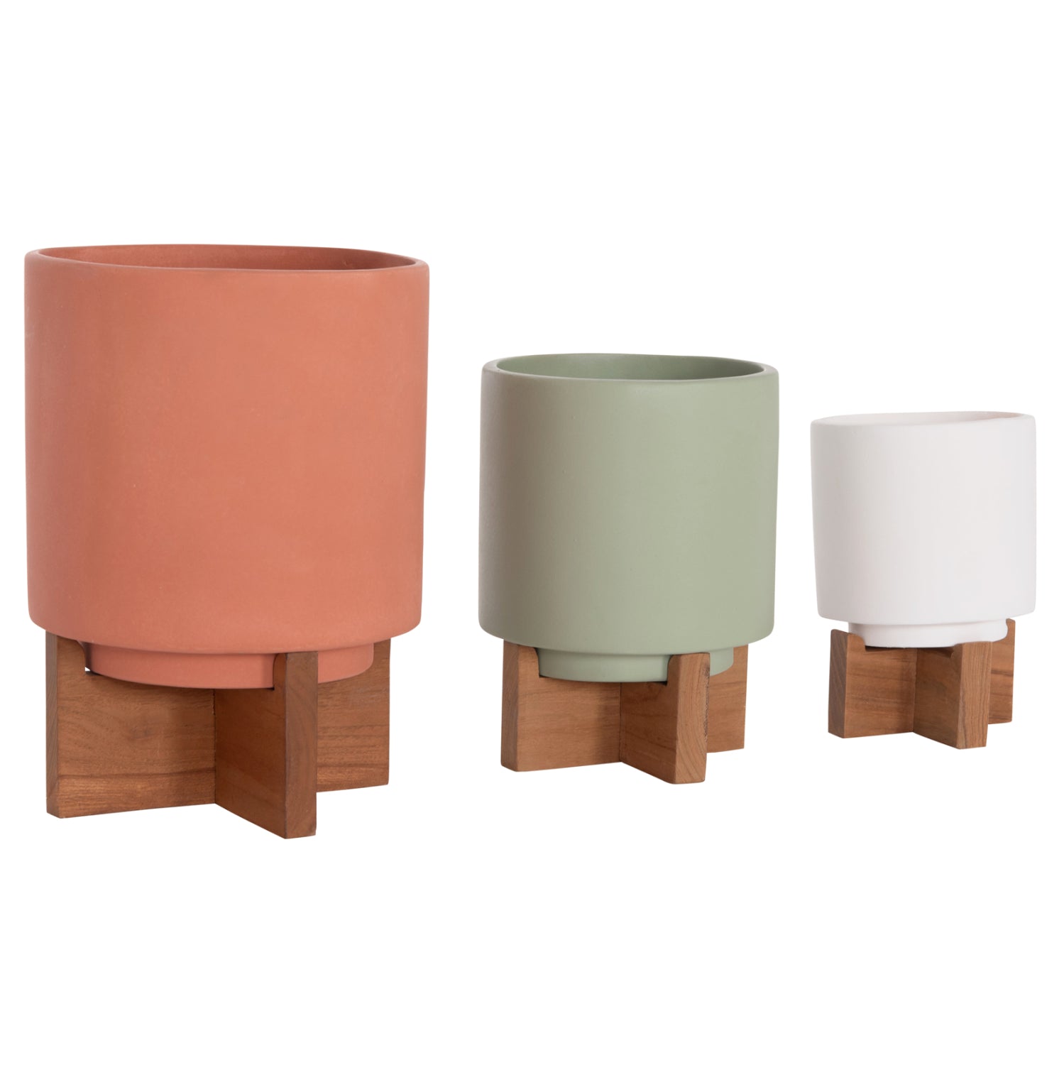ΣΕΤ 3 ΓΛΑΣΤΡΕΣ ΜΕ TEAK ΒΑΣΕΙΣ TANTI HM4685 FIBER CEMENT ΣΕ 3 ΧΡΩΜΑΤΑ - Pakobazaar