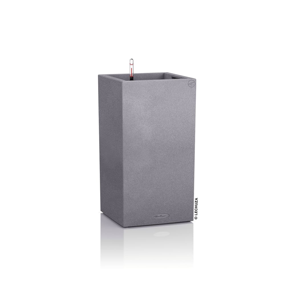 LECHUZA Ζαρντινιέρα CANTO Stone 40 High ALL-IN-ONE Γκρι Πέτρας