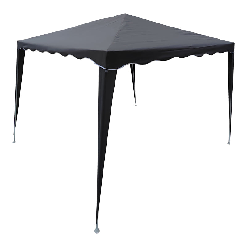 Κιόσκι Gazebo  μεταλλικός σκελετός - ύφασμα ανθρακί 3x3m - Pakobazaar
