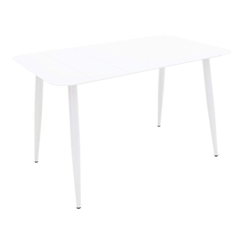 Τραπέζι Vista  αλουμίνιο σε λευκη απόχρωση 150x80x72εκ - Pakobazaar