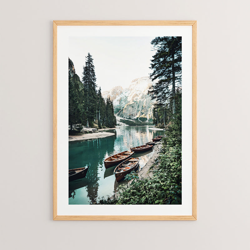 Πίνακας Lake  με ψηφιακή εκτύπωση και πλαίσιο 33x1.5x48εκ - Pakobazaar