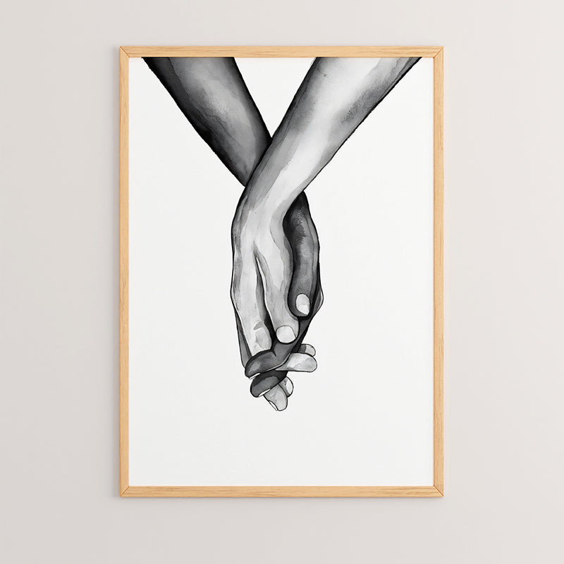 Πίνακας Lovely  με ψηφιακή εκτύπωση και πλαίσιο 33x1.5x48εκ - Pakobazaar