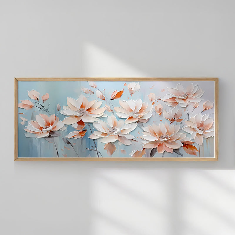 Πίνακας Flowery  με ψηφιακή εκτύπωση και πλαίσιο 120x2x50εκ - Pakobazaar
