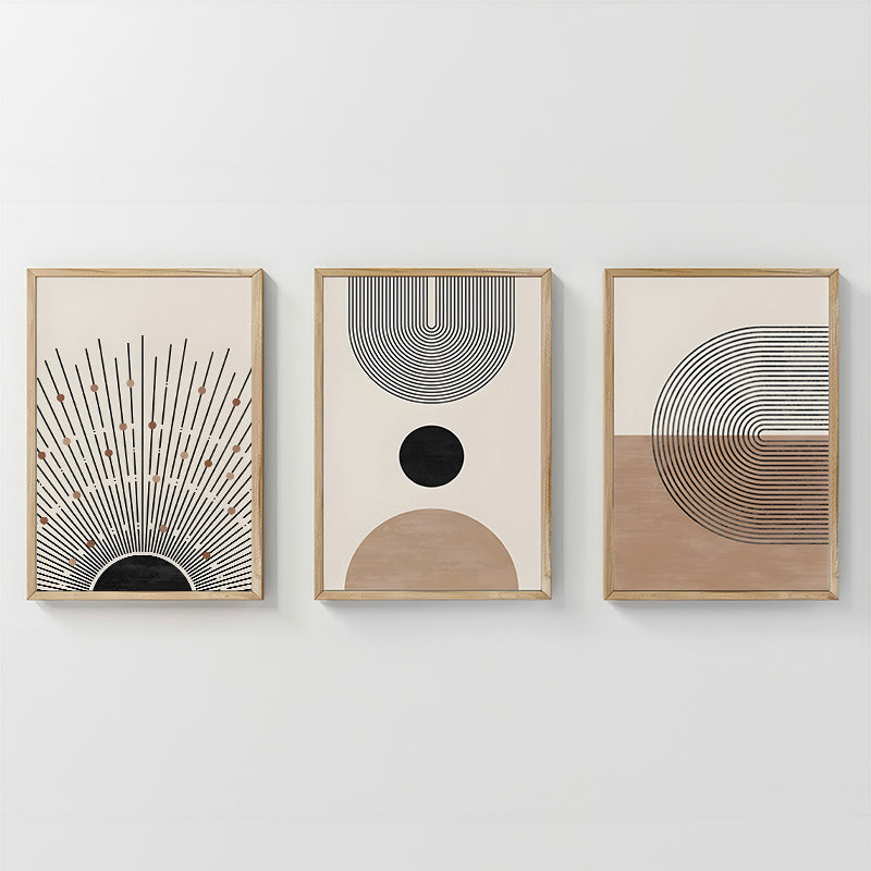 Πίνακας Lagon  τρίπτυχος με ψηφιακή εκτύπωση και πλαίσιο 33x1.5x48εκ