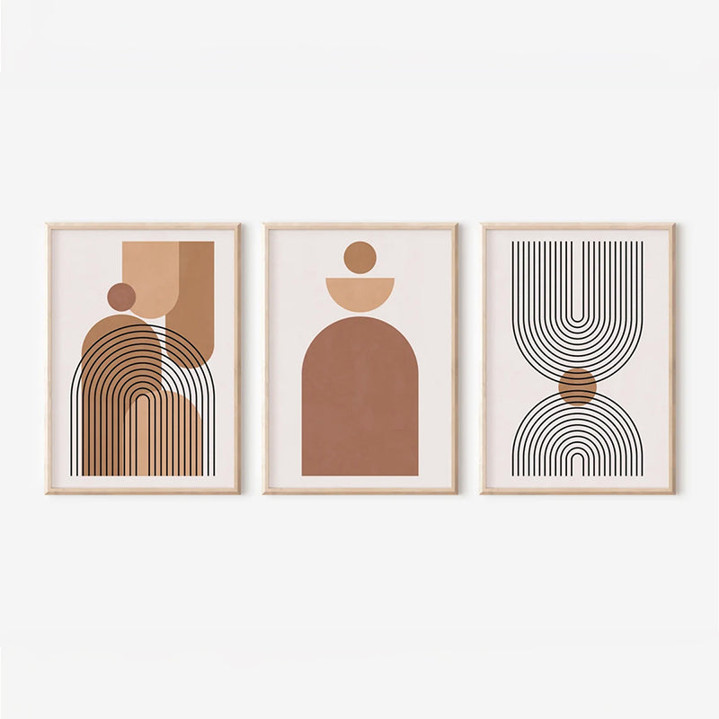 Πίνακας Rexion  τρίπτυχος με ψηφιακή εκτύπωση και πλαίσιο 33x1.5x48εκ