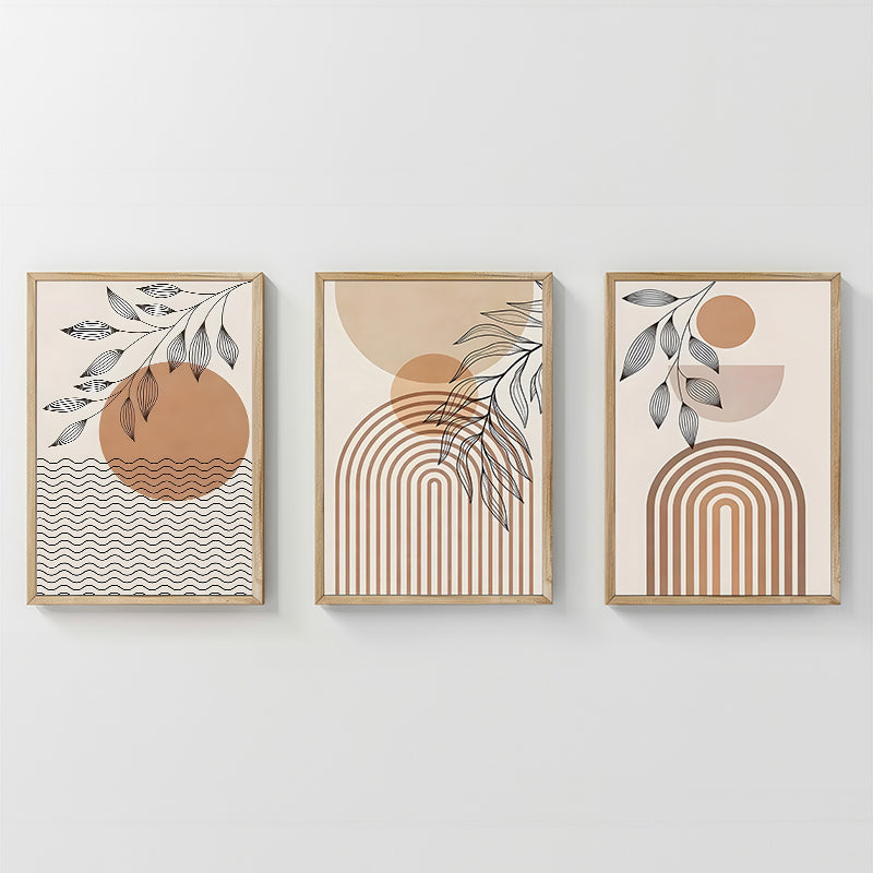 Πίνακας Zephra  τρίπτυχος με ψηφιακή εκτύπωση και πλαίσιο 33x1.5x48εκ - Image 1