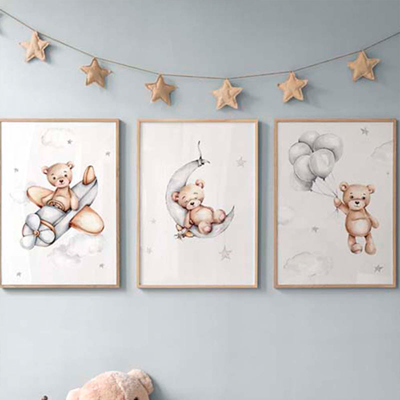 Πίνακας Luthra  τρίπτυχος με ψηφιακή εκτύπωση και πλαίσιο 33x1.5x48εκ - Pakobazaar