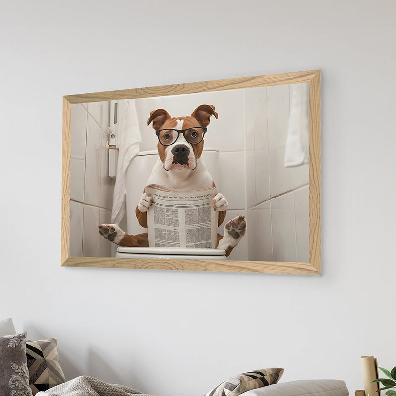 Πίνακας Fido  με ψηφιακή εκτύπωση και πλαίσιο 48x1.5x33εκ