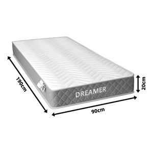 Στρώμα Dreamer  pocket spring διπλής όψης 20cm 90x190εκ - Pakobazaar
