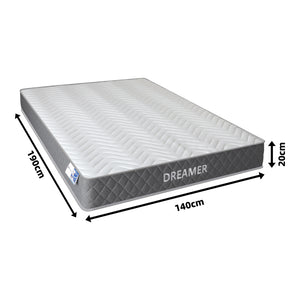 Στρώμα Dreamer  pocket spring διπλής όψης 20cm 140x190εκ - Pakobazaar