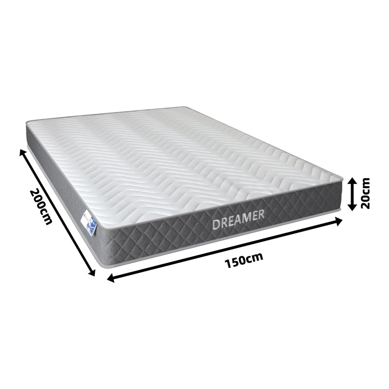 Στρώμα Dreamer  pocket spring διπλής όψης 20cm 150x200εκ - Pakobazaar