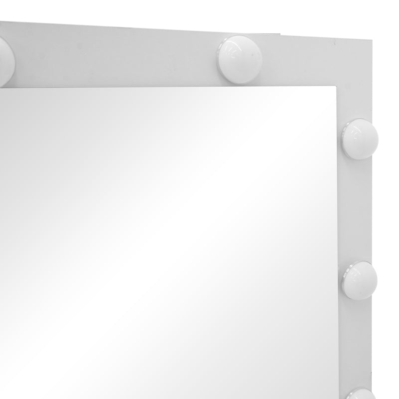 Τουαλέτα κρεβατοκάμαρας Vanity  με led λευκό 80x40x140εκ - Pakobazaar