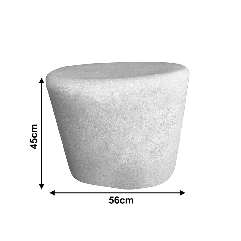 Βοηθητικό τραπέζι Fedris  mdf λευκό Φ56x45εκ - Pakobazaar