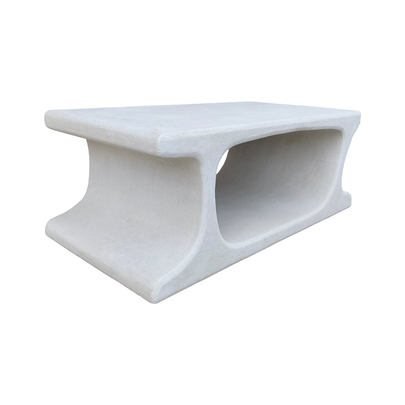 Τραπέζι σαλονιού Nafel  mdf λευκό 120x60x45εκ - Pakobazaar