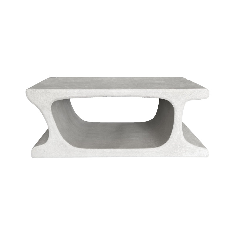Τραπέζι σαλονιού Nafel  mdf λευκό 120x60x45εκ - Pakobazaar