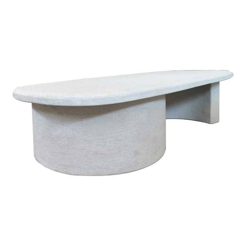 Τραπέζι σαλονιού Verven  mdf λευκό 120x60x32εκ - Pakobazaar