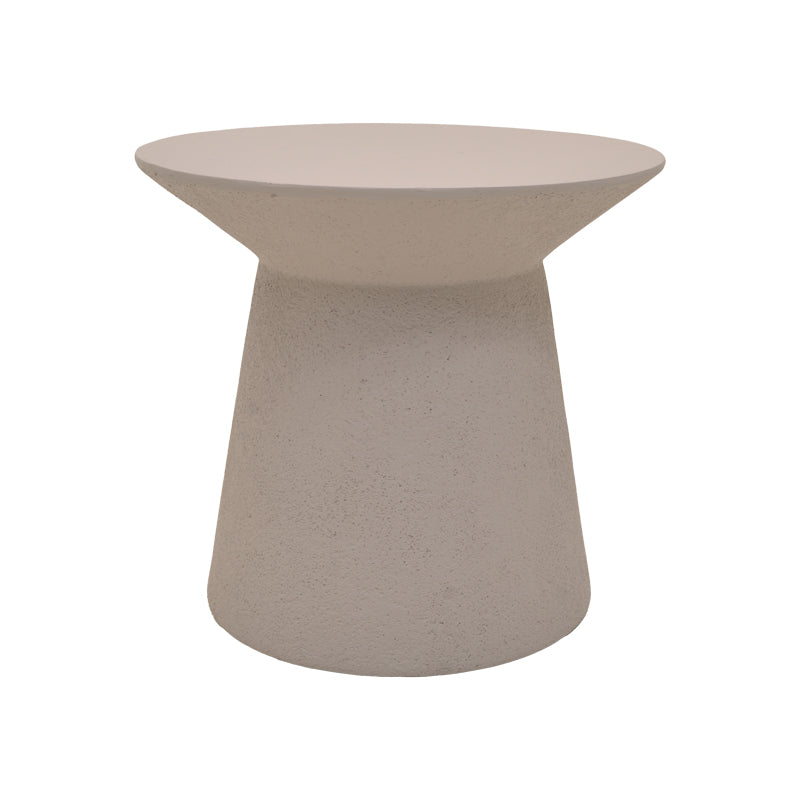 Τραπέζι σαλονιού Peble  MGO cappuccino Φ55x50εκ - Pakobazaar