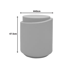 Βοηθητικό τραπέζι Fortox  MGO cappuccino Φ40x49.5εκ - Pakobazaar
