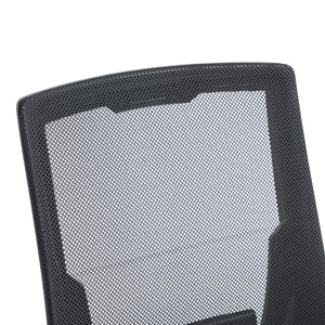 Καρέκλα γραφείου εργασίας Penza  mesh χρώμα μαύρο 48x58x92-102εκ - Pakobazaar