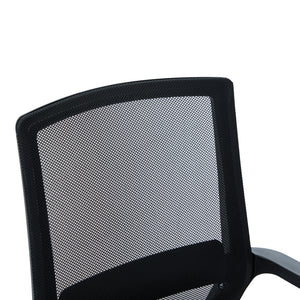 Καρέκλα επισκέπτη Palma  mesh μαύρο 46x52x94εκ - Pakobazaar