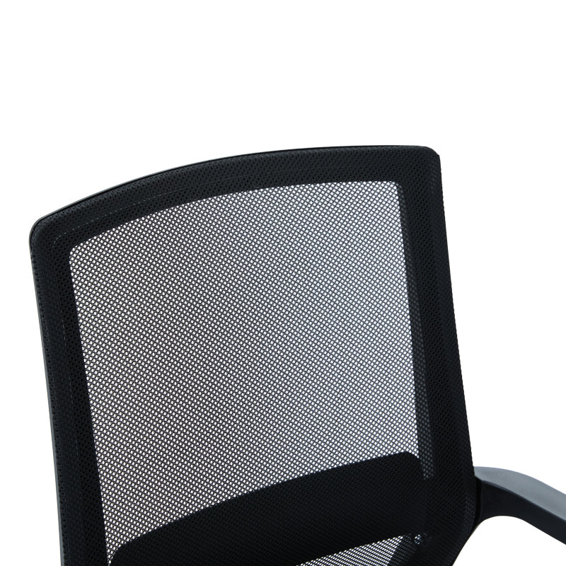 Καρέκλα επισκέπτη Palma  mesh μαύρο 46x52x94εκ - Pakobazaar