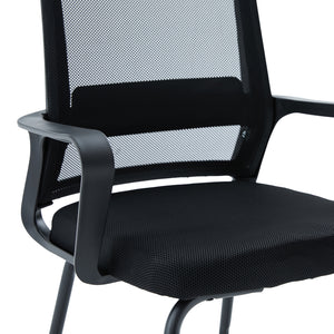 Καρέκλα επισκέπτη Palma  mesh μαύρο 46x52x94εκ - Pakobazaar