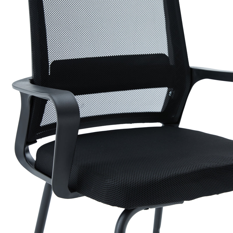 Καρέκλα επισκέπτη Palma  mesh μαύρο 46x52x94εκ - Pakobazaar