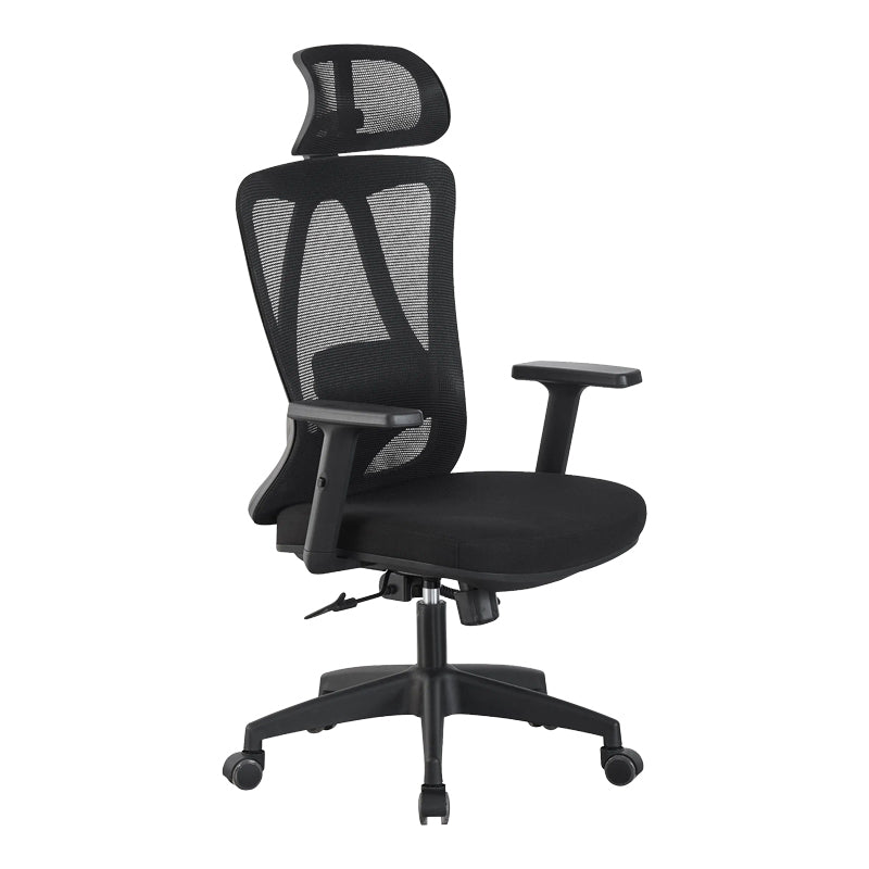 Καρέκλα γραφείου διευθυντή Magida  mesh μαύρο 58.5x66x115-125εκ - Pakobazaar