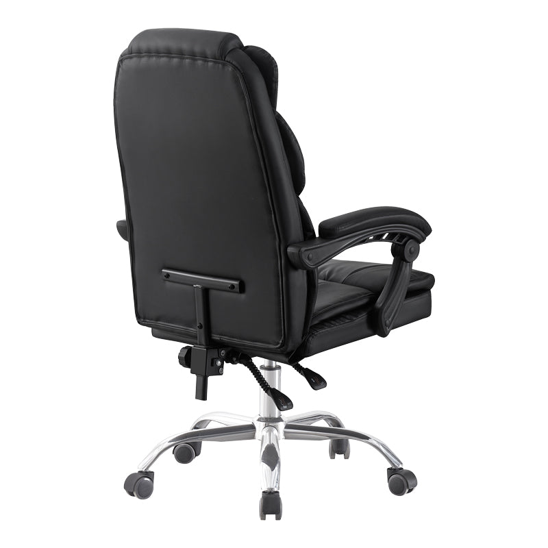 Καρέκλα γραφείου διευθυντή Sanema  pu μαύρο 62x67x112-122εκ - Pakobazaar