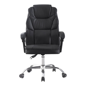 Καρέκλα γραφείου διευθυντή Sanema  pu μαύρο 62x67x112-122εκ - Pakobazaar