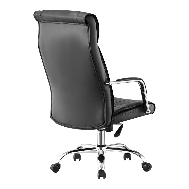 Καρέκλα γραφείου διευθυντή Biani  pu μαύρο 56x70x107-115εκ - Pakobazaar
