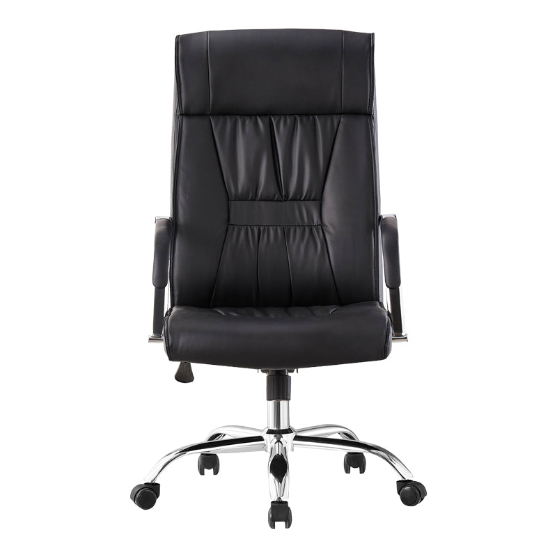 Καρέκλα γραφείου διευθυντή Biani  pu μαύρο 56x70x107-115εκ - Pakobazaar