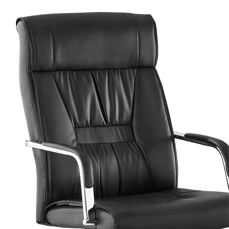 Καρέκλα γραφείου διευθυντή Biani  pu μαύρο 56x70x107-115εκ - Pakobazaar