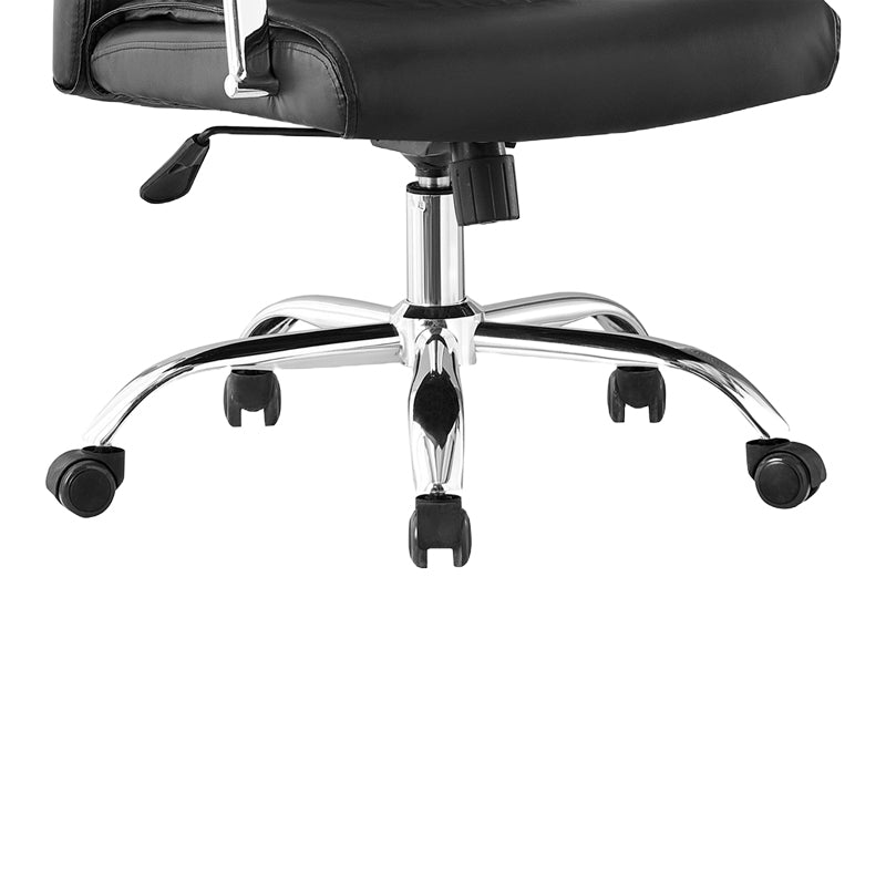 Καρέκλα γραφείου διευθυντή Biani  pu μαύρο 56x70x107-115εκ - Pakobazaar