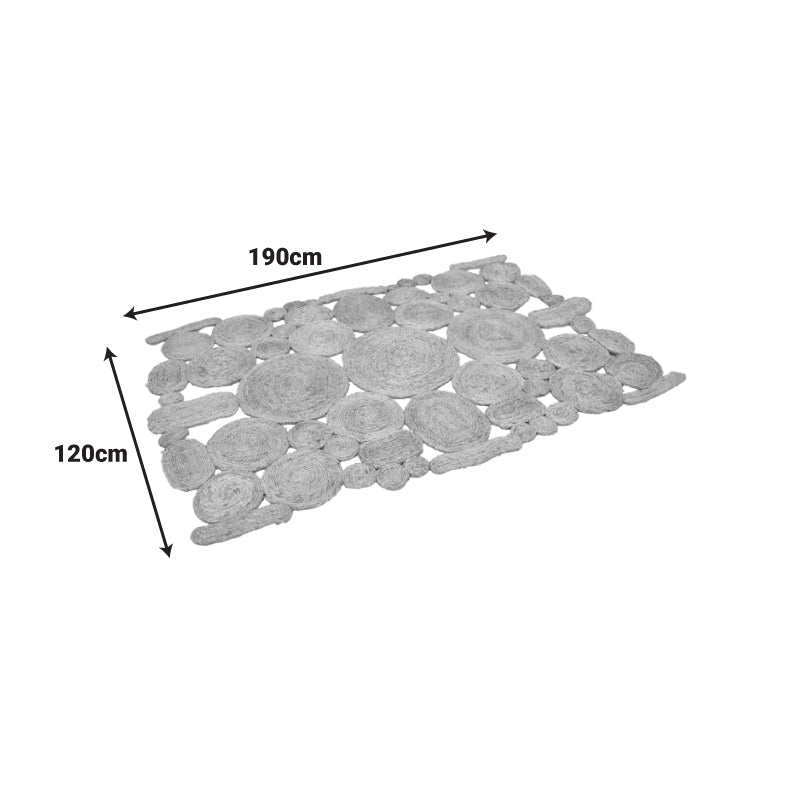 Χαλί Borda  γιούτα σε φυσική απόχρωση 120x190εκ
