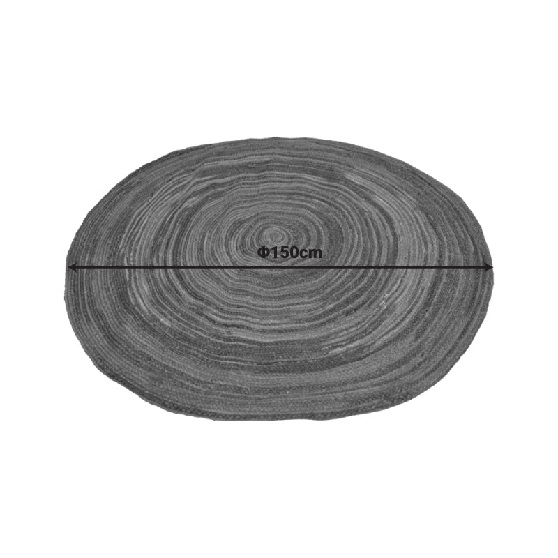 Χαλί Bluar  πετρόλ γιούτα Φ150εκ