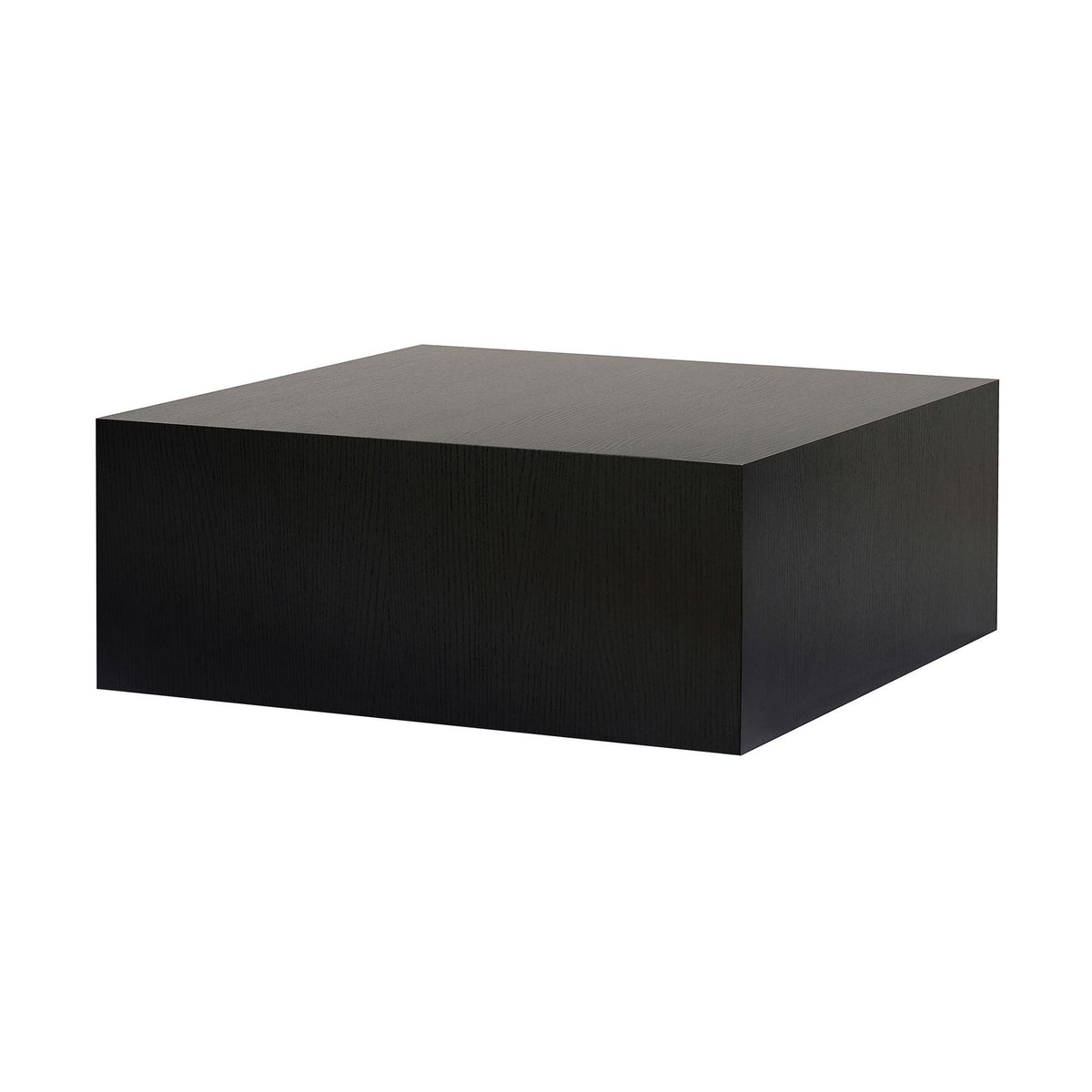 Τραπεζάκι Σαλονιού Klima Μαύρο Ξύλο 90x90x35 εκ. MDF