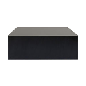 Τραπεζάκι Σαλονιού Klima Μαύρο Ξύλο 90x90x35 εκ. MDF
