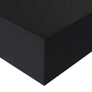 Τραπεζάκι Σαλονιού Klima Μαύρο Ξύλο 90x90x35 εκ. MDF