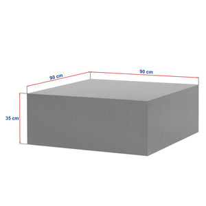 Τραπεζάκι Σαλονιού Klima Δρυς Sapphire 90x90x35 εκ. MDF - Pakobazaar