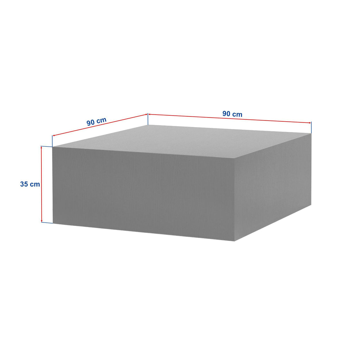 Τραπεζάκι Σαλονιού Klima Καρυδί Venezia 90x90x35 εκ. MDF