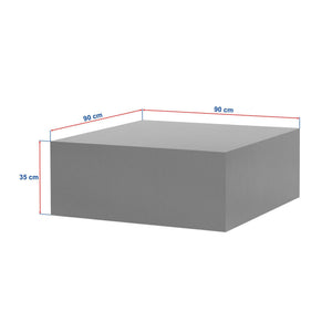 Τραπεζάκι Σαλονιού Klima Καρυδί Venezia 90x90x35 εκ. MDF