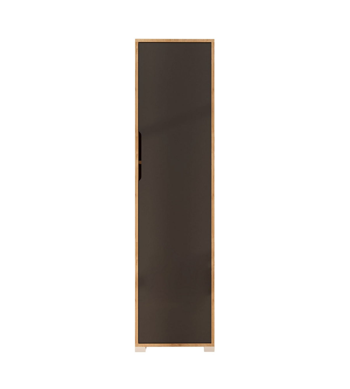 Ντουλάπα Pythio Δρυς Sapphire - Ανθρακί 47x45x183 εκ. Μελαμίνης