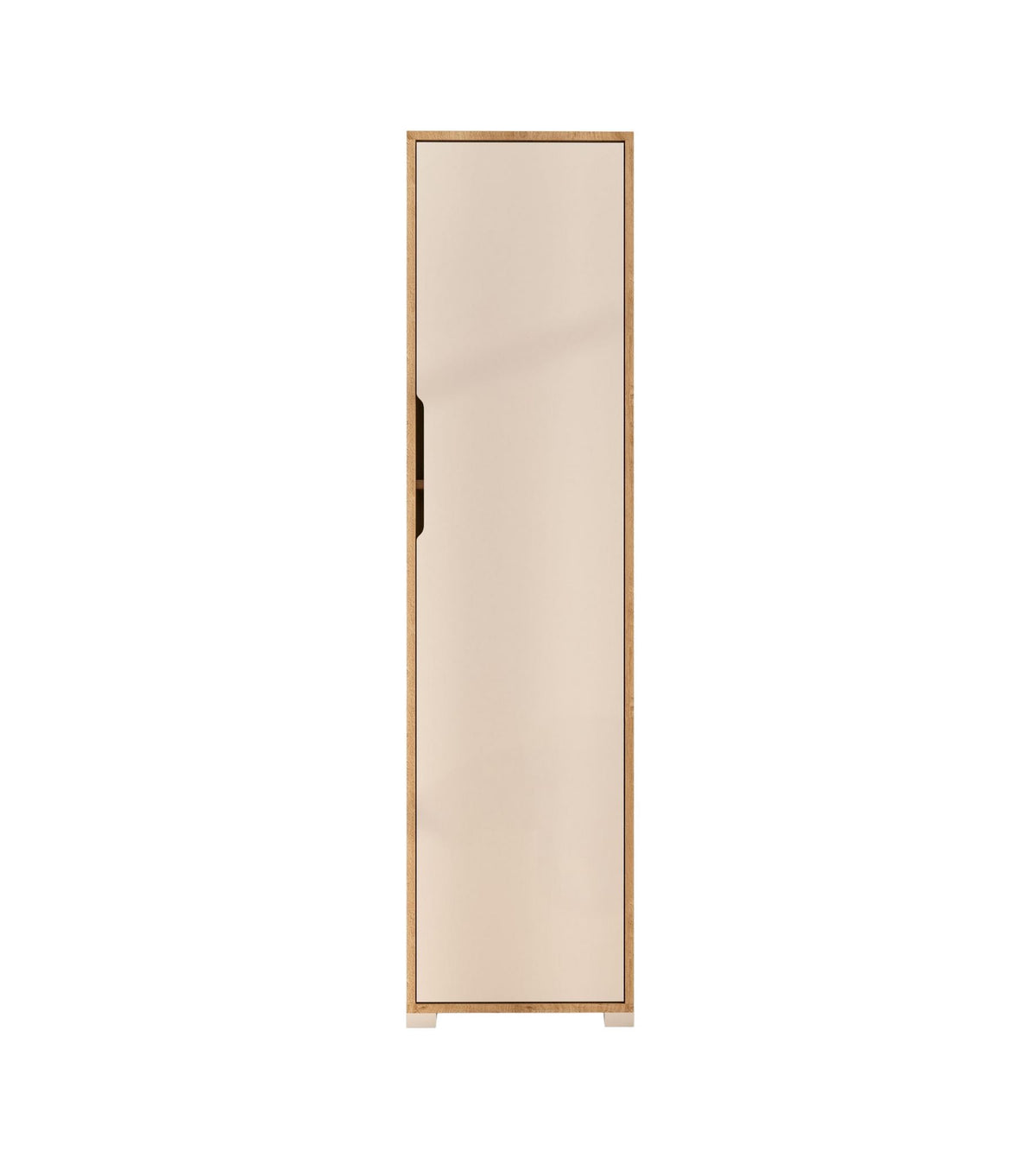 Ντουλάπα Pythio Δρυς Sapphire - Λευκό 47x45x183 εκ. Μελαμίνης