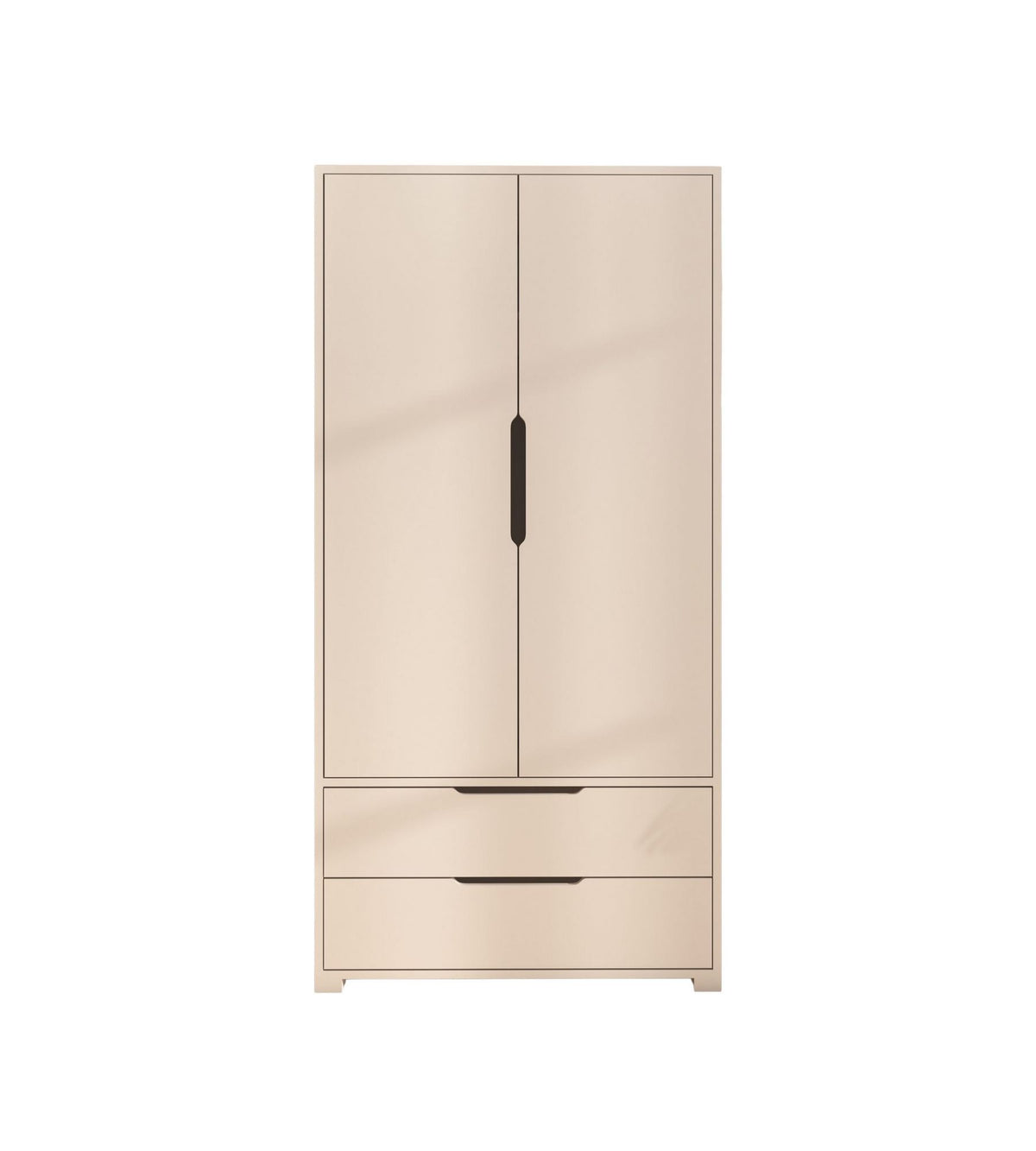 Ντουλάπα Chortata Λευκό 90x45x183 εκ. Μελαμίνης