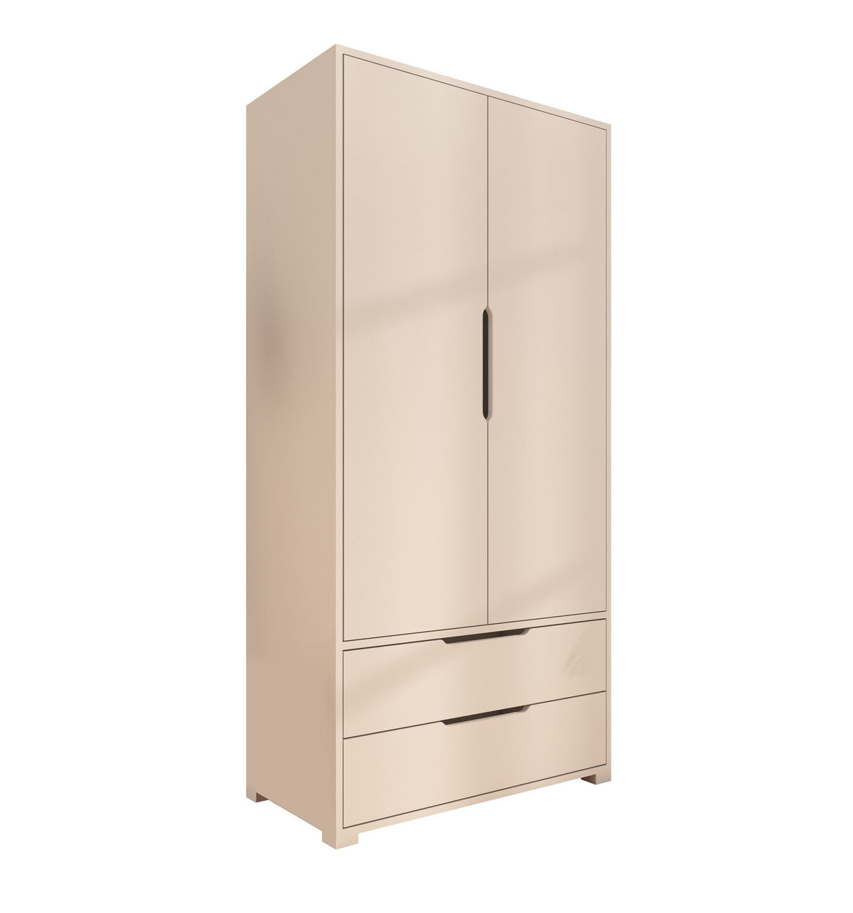 Ντουλάπα Chortata Λευκό 90x45x183 εκ. Μελαμίνης